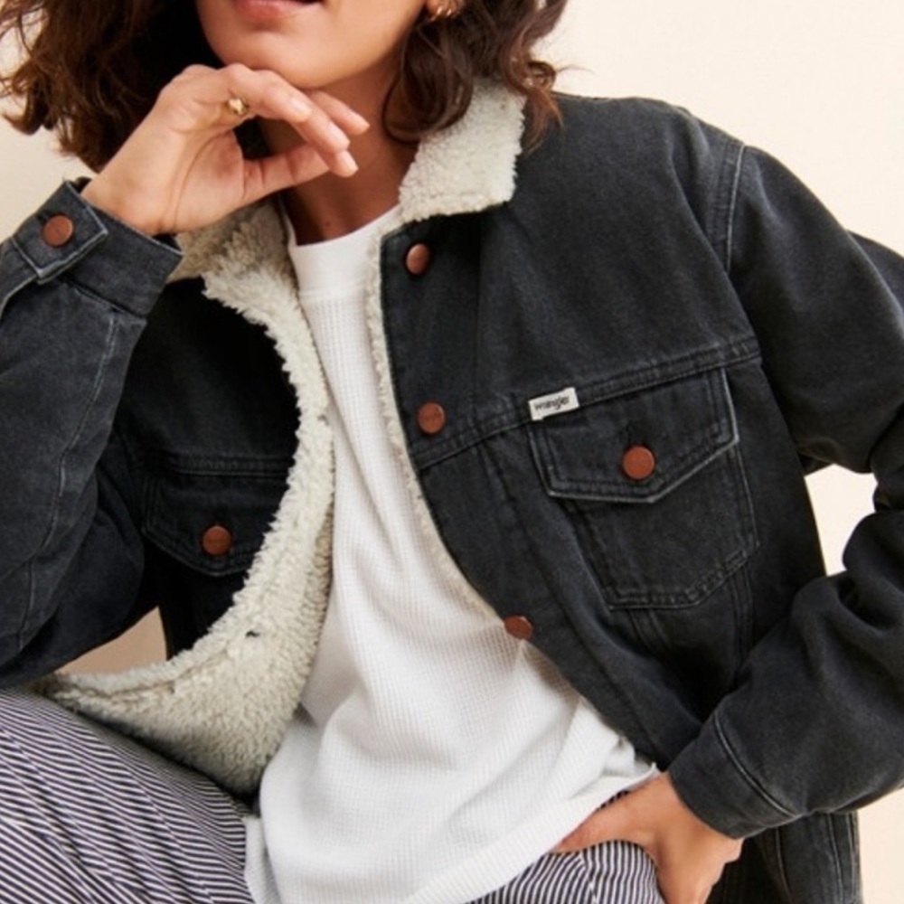 Wrangler indigood DENIM DYE Sherpa Jacket - Picture 5 of 15